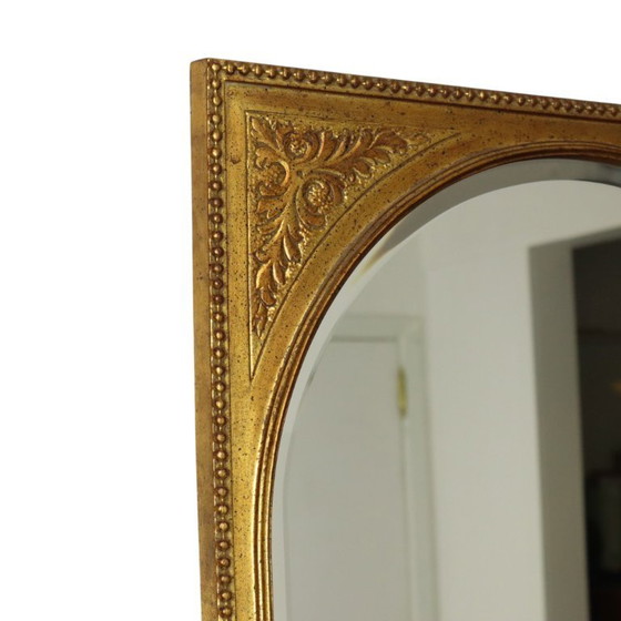 Image 1 of Vintage Gouden Deknudt Spiegel Facetgeslepen 78cm