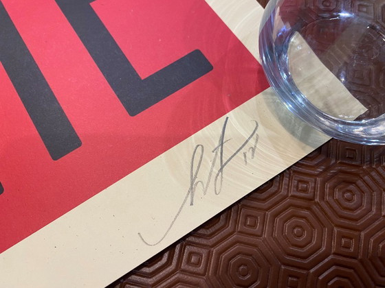 Image 1 of Shepard FAIREY Offsetlithografie Liberty Equality Fraternity signiert und datiert 2018