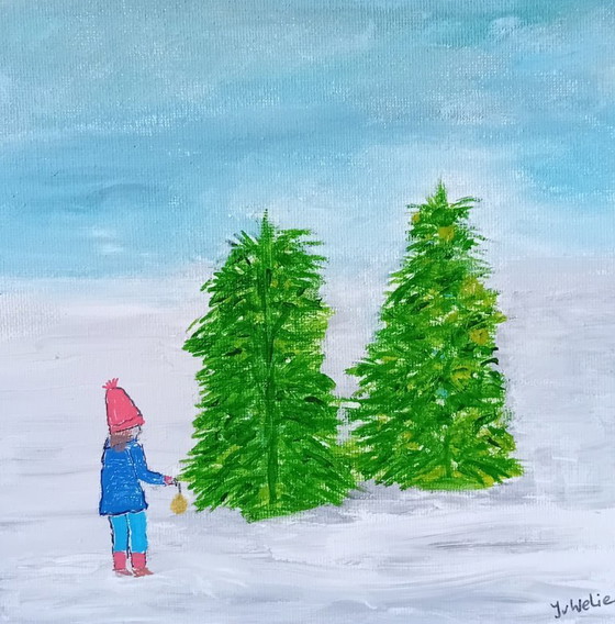 Image 1 of Weihnachts- (Winter-) Gemälde