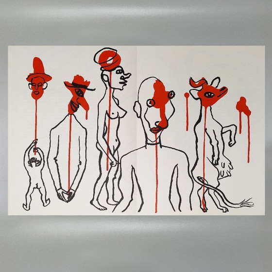 Image 1 of Alexander Calder "Derriere Le Miroir" n. 156 with Seven Lithographs by Maeght Editeur.