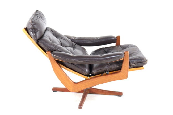 Söda Galvano - Lied Møbler Norway Fauteuil Vintage – Lied mobler, Leather, Wood (photo 17 of 18)