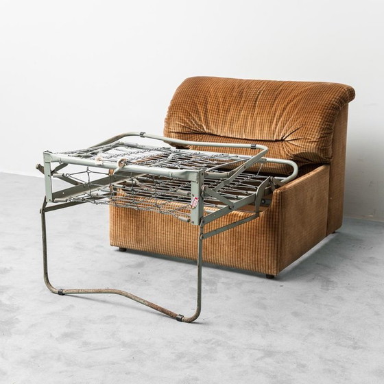 Image 1 of POLTRONA LETTO IN TESSUTO DOIMO SALOTTI ANNI ’70 VINTAGE MODERNARIATO