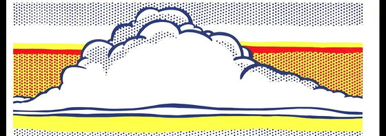 Image 1 of Lichtenstein, Roy - Cloud and Sea - Museum Ludwig Cologne - Color screenprint