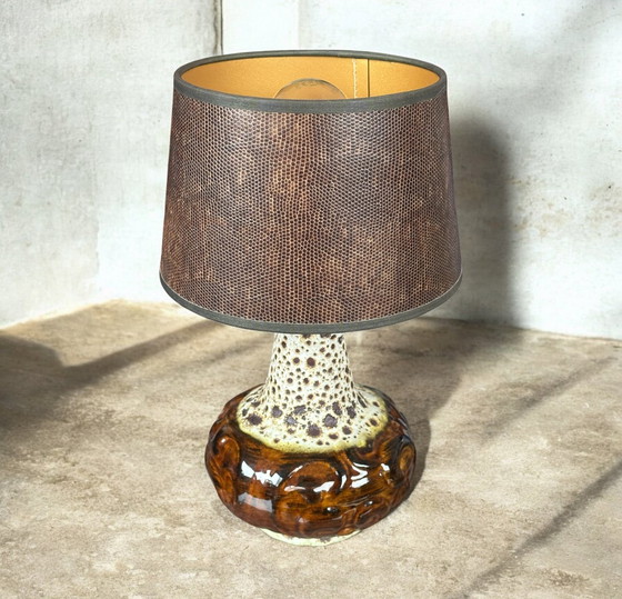 Image 1 of Fat lava vaas lamp vintage mid century verlichting keramiek sfeerverlichting tafellamp space age
