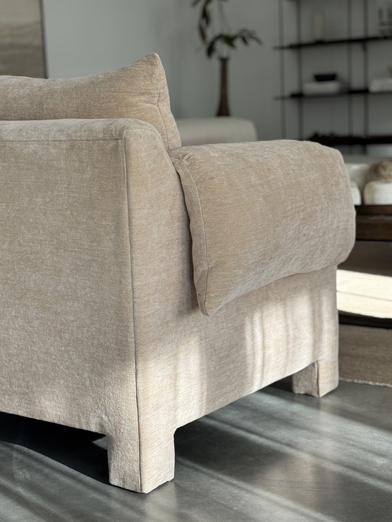 Image 1 of La Plume Armchair in Dedar Belsuede 