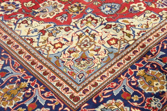 Image 1 of Tappeto persiano originale Keshan, Kashan Rosso 363 x 255 cm Ottime condizioni Classico Antico