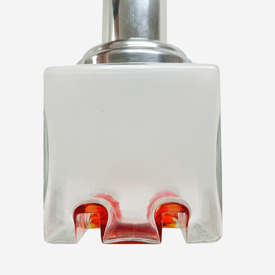 Image 1 of Lampada a sospensione a cubo in vetro di Murano, Italia, anni &#39;70