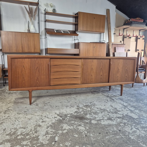 Gunni Omann, Axel Christensen buffet danois vintage en teck