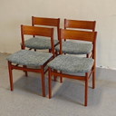 Sedie da pranzo vintage in teak Formula
