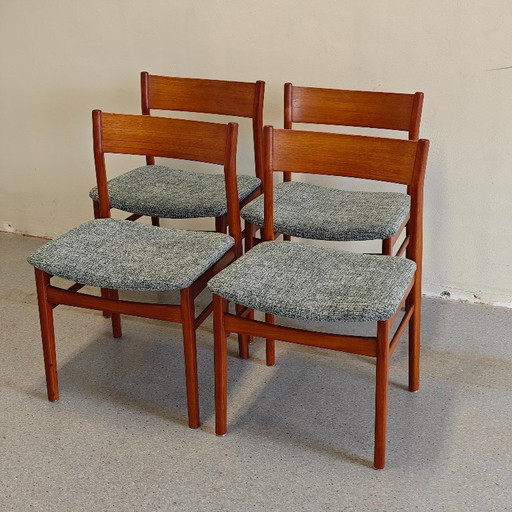 Sedie da pranzo vintage in teak Formula