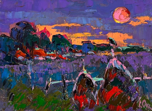 The Moon Illuminates the Field