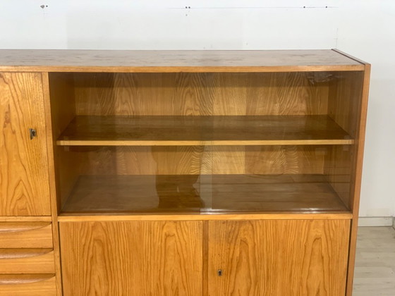 Image 1 of Vintage Hellerau crockery cupboard Living room cupboard Highboard