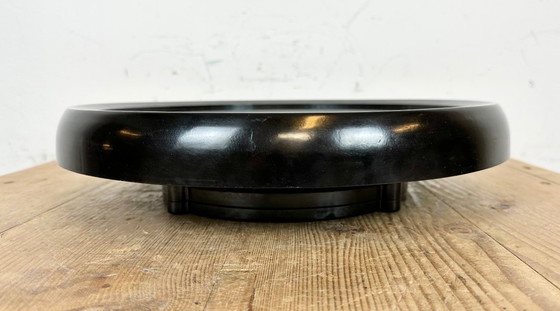 Image 1 of Industrial Bakelite Factory Wall Clock from Pragotron, 1970s