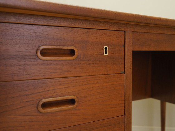 Image 1 of Escritorio de teca, diseño danés, años 60, fabricado en Dinamarca