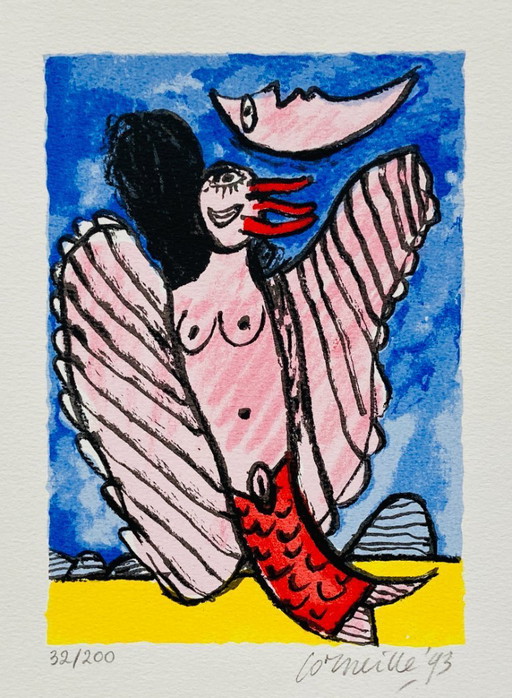 Corneille – Farbiger Siebdruck – 1993