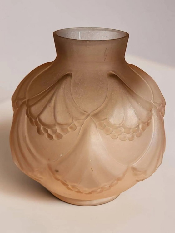 Art Deco Glasvase 1930 – Vasen, Crystal (photo 9 of 9)