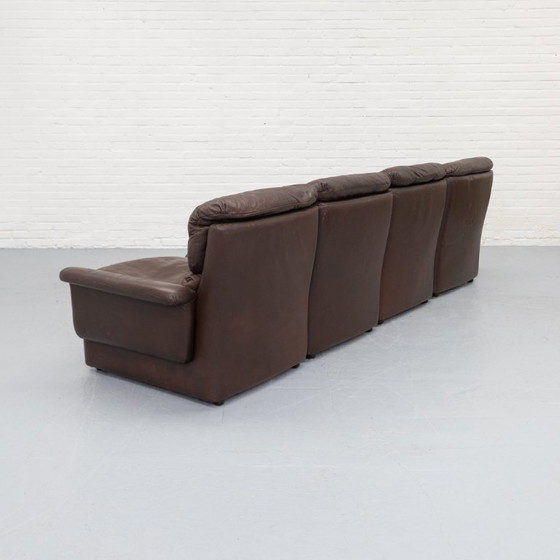 Image 1 of Sofá modular de cuero de los años 70