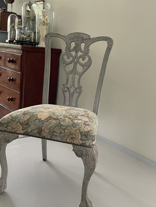 Chippendale antique chairs