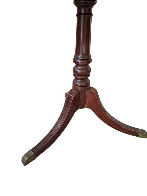 Image 1 of Vintage drumtafel uit de jaren 80