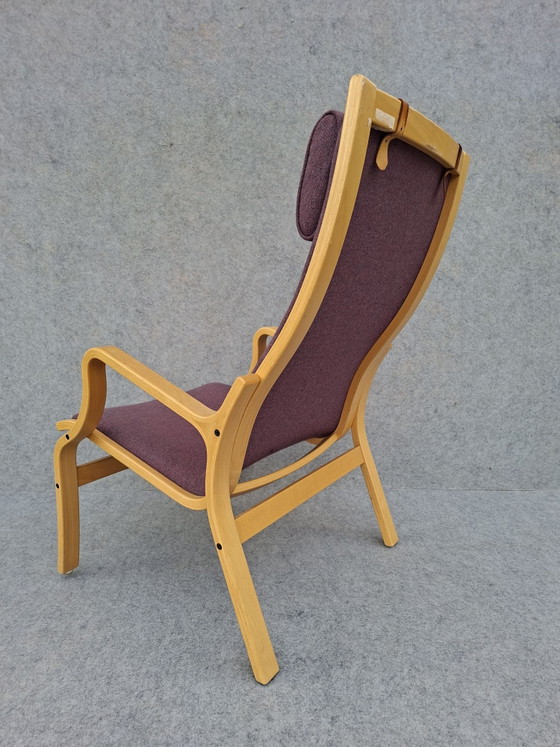 Finn Ostergaard  for Skipper, lounge chair – Stoelen / fauteuils, Leer, Textiel (photo 4 of 7)