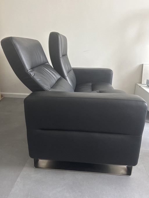 Stressless Wave 2 Zits – 2 zitsbanken, Leather, Metal
