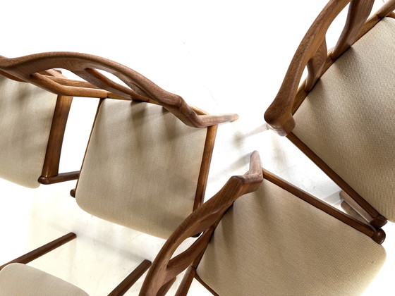 Image 1 of 6x chaise de salle à manger vintage Dyrlund '70s