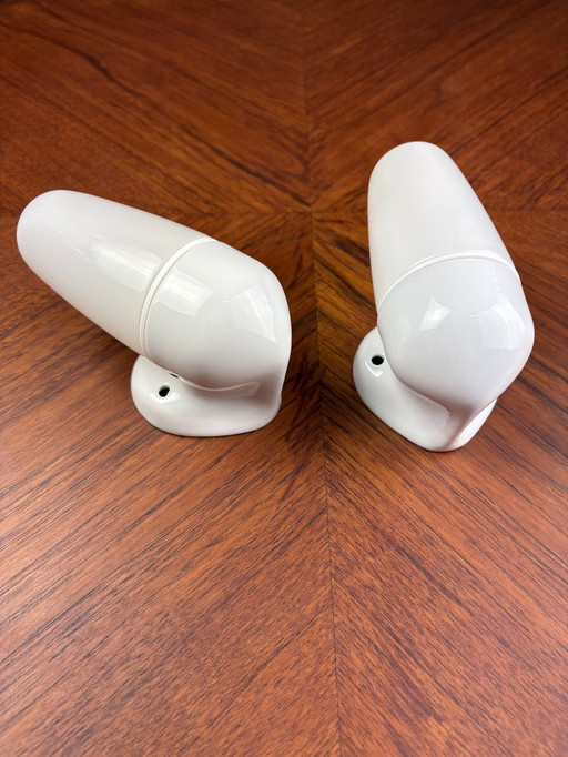 2 Wagenfeld Lindler Lampen, Modell 6067