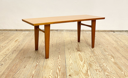 Table basse en teck Mid Century