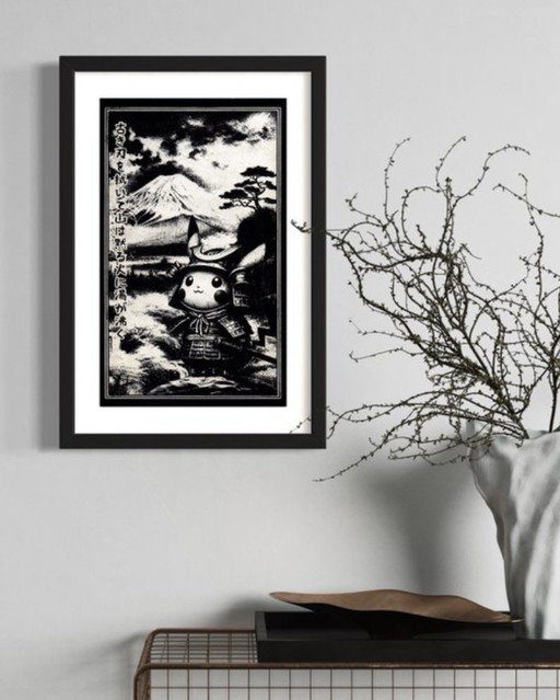 Kunstwerk Pikachu (Pokemon) Moonlit Sword