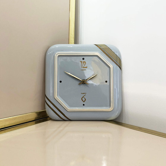 Image 1 of Handarbeit ceramic wall clock, 60s