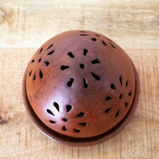 Indonesian Sasak Earthenware Tealight Holder