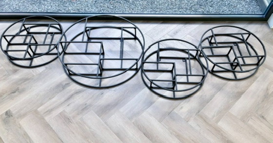 Bolia Circular Shelf wall racks – set of 4 – Wall decoration, Glass (photo 13 of 22)