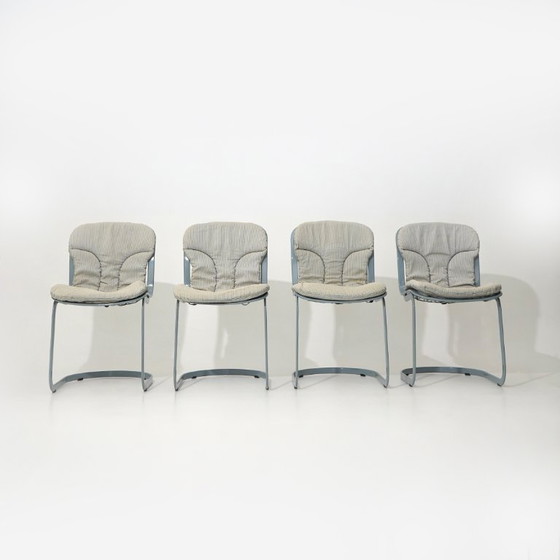 Image 1 of Set di 4 sedie “077” di Studio Cidue per Cidue, anni '70