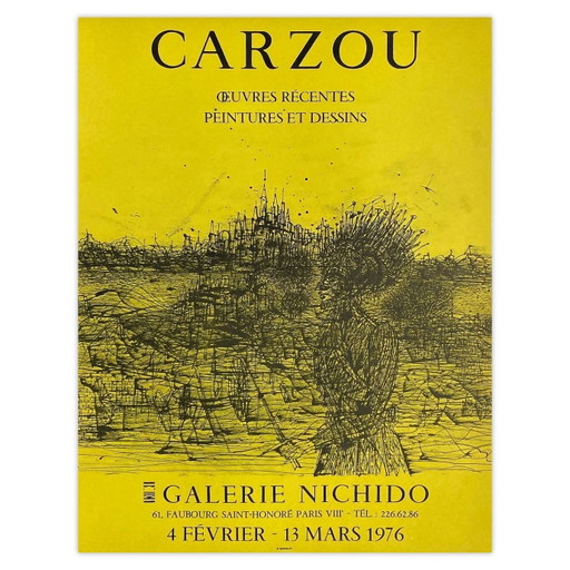 Jean Carzou Poster Expo 76 - Galerie Nichido V – Paper