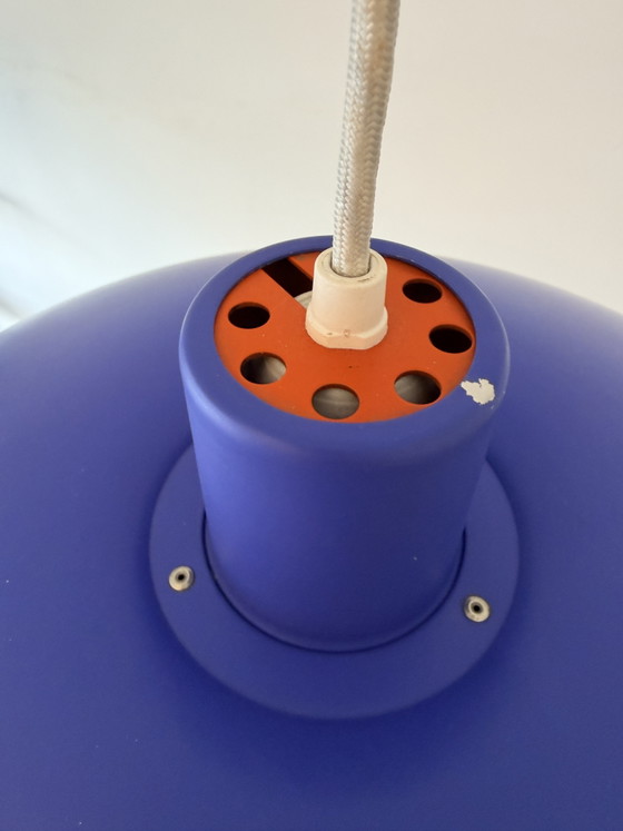 Vintage Louis Poulsen PH 4/3 – Poul Henningsen – blauw – 1960s/70s – Hanglampen, Metal (photo 13 of 15)