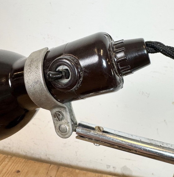 Image 1 of Lampe de table vintage en bakélite noire, années 1970