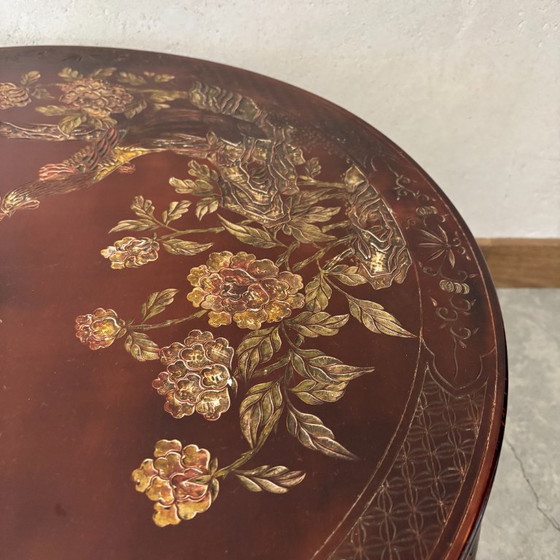 Round Wooden Coffee Table (photo 3 of 5)