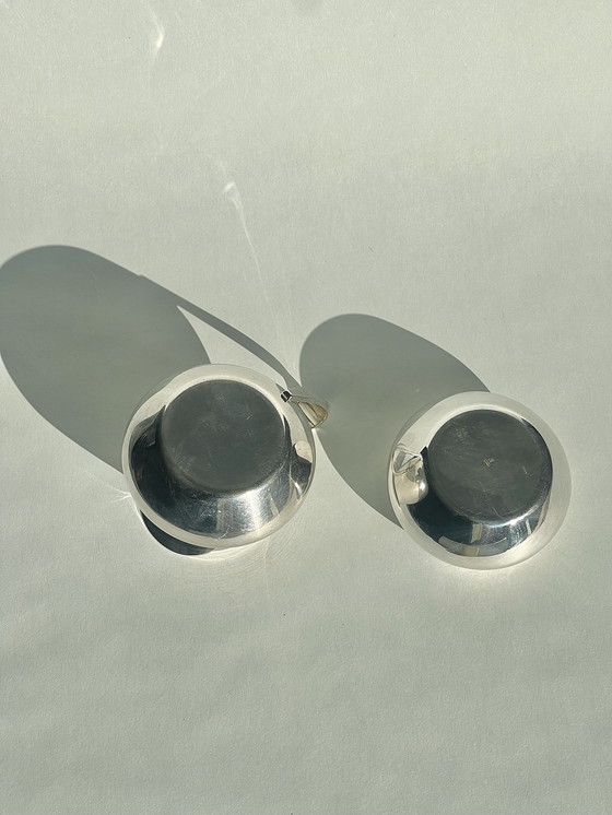 Image 1 of WMF Wagenfeld Bauhaus Silver Plated Serving Set
