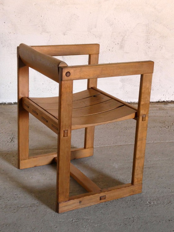 Poltrona in pino di Edwin Helseth, Trybo Norway, 1964 – Poltrone, Legno (photo 5 of 5)