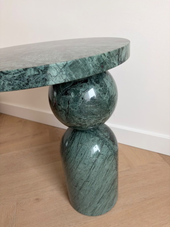 Tavolino in marmo verde, Tavolini, Modern (foto 3 di 5)