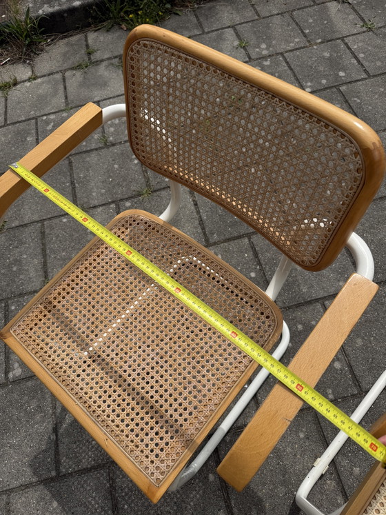 Image 1 of 2 sedie con struttura in tessuto Marcel Breuer