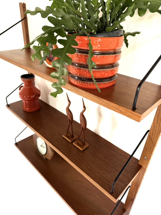 Image 1 of Vintage teak wall system, Poul Cadovius ‘60