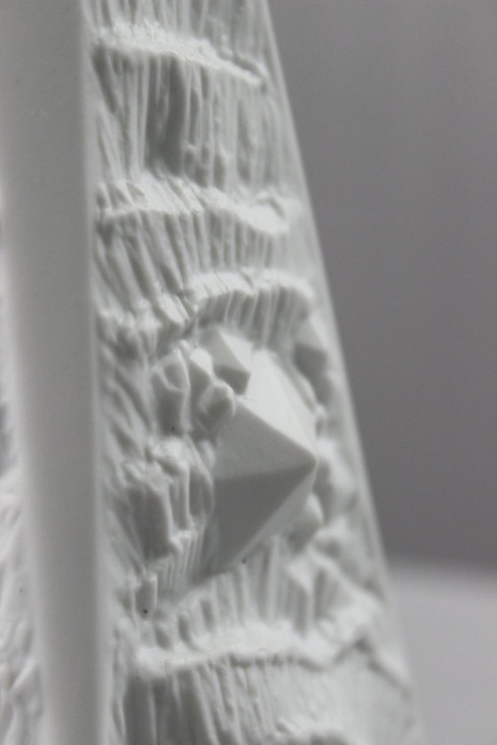 Image 1 of Manfred Frey & Ak Kaiser - Ammonite “Fossil” porcelain vase Op Art 1970s