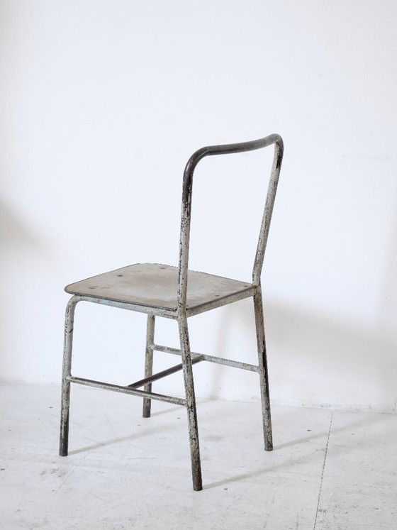 Art-Deco-Röhrenstuhl, 1920 – luterma, Esszimmerstühle, Metal (photo 7 of 15)