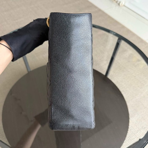 Image 1 of Chanel PST Petite Shopping Tote - Caviar gewatteerd generfd kalfsleer, zwart met gouden hardware
