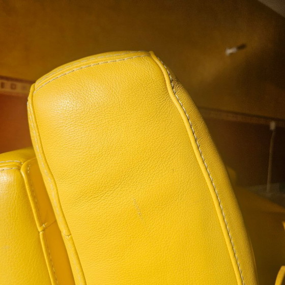 3-Sitzer Sofa -Roche Bobois- Vollnarbiges Rindsleder – 3-5 Sitzer Sofas, Leather (photo 5 of 5)