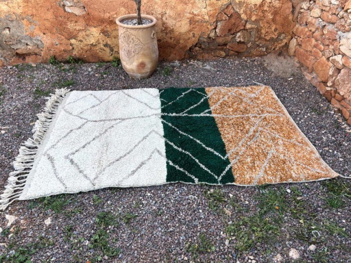 Tappeto marocchino in lana – Design unico e realizzato a mano, 250 cm x 150 cm