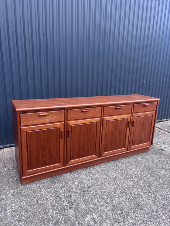 Image 1 of Buffet bas vintage dressoir teck