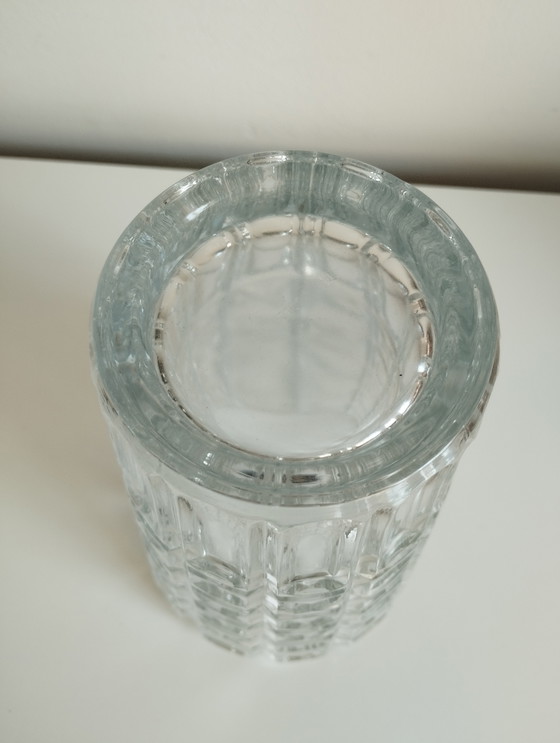 Image 1 of Vase Glas OXO Tschechoslowakei