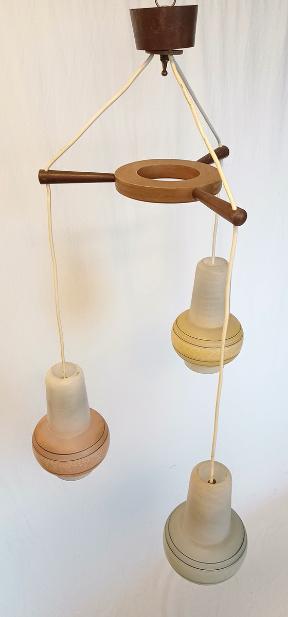 Image 1 of Lámpara colgante escandinava con tres tazas